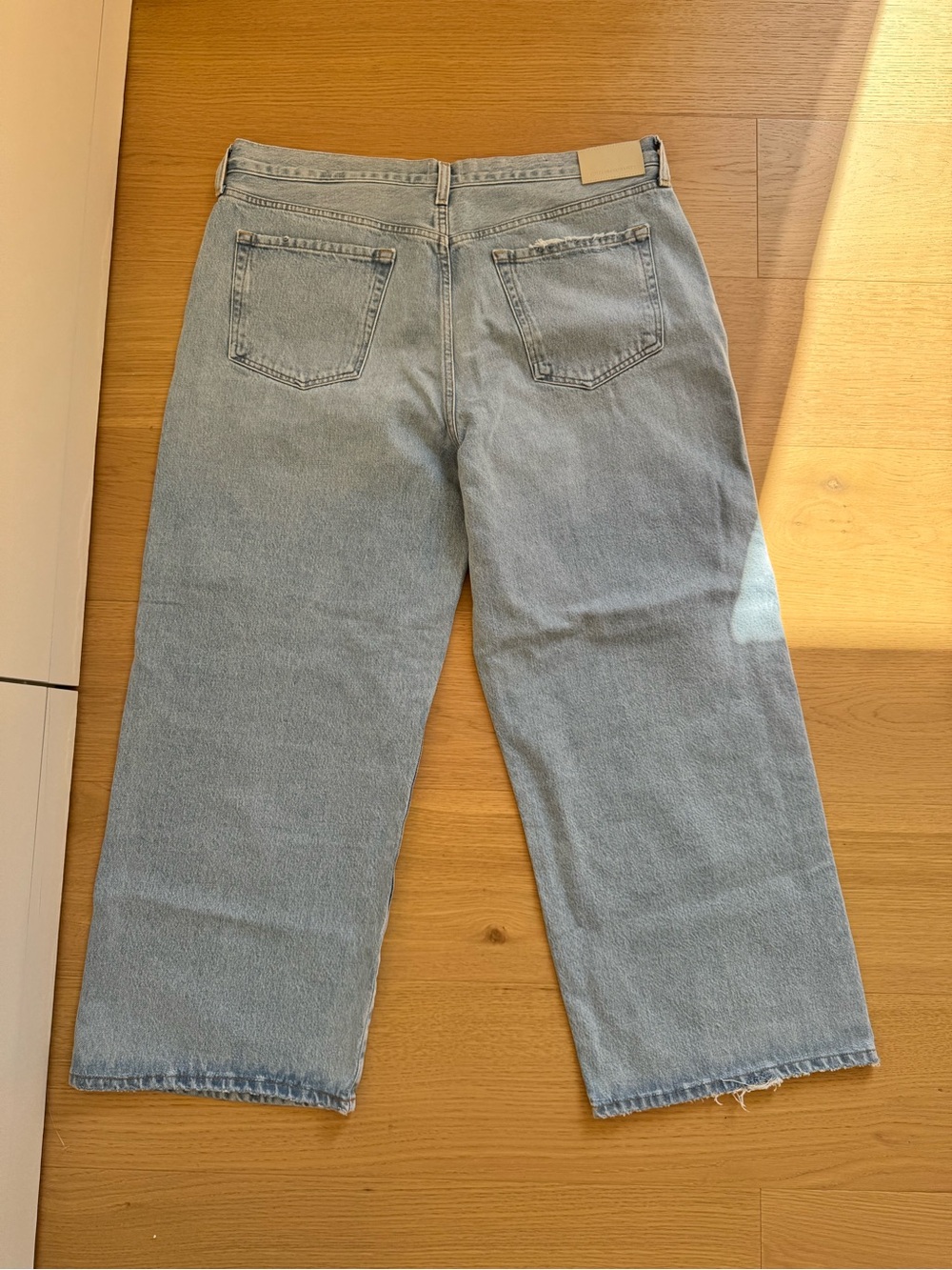 Light Blue Distressed Jeans - Picture 4 of 4